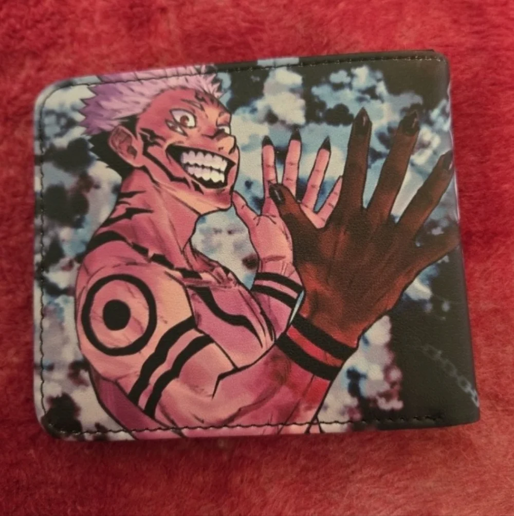 New jujutsu kaisen anime manga leather wallet